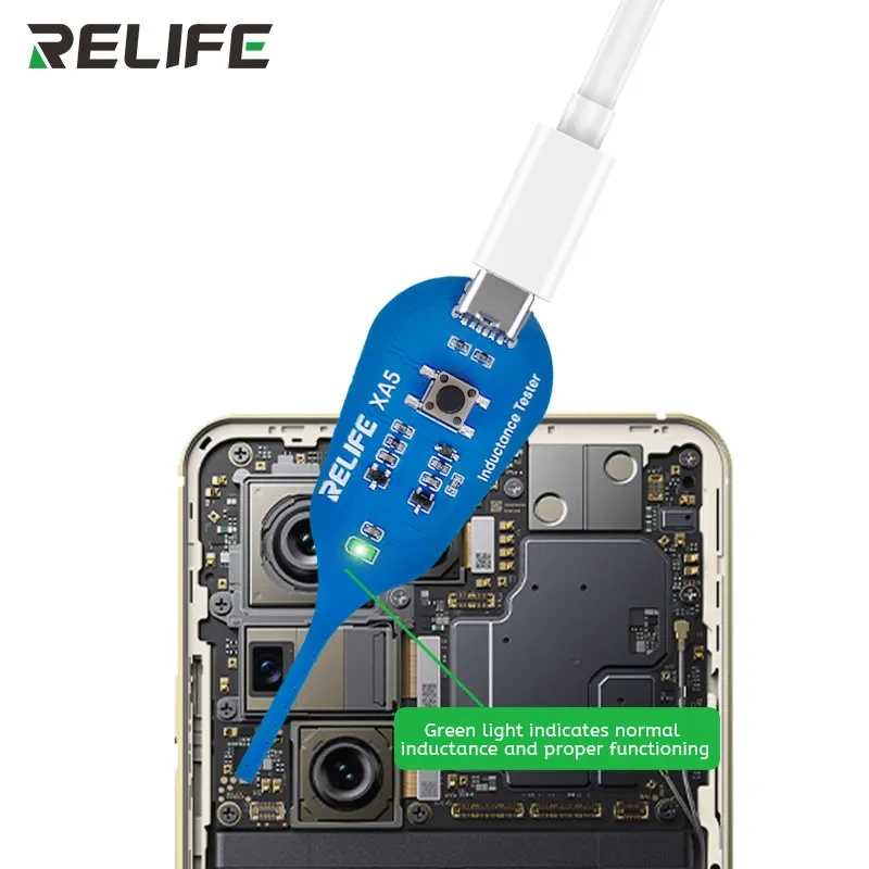 Relife XA5 Motherboard Coil Tester Inductor Detector Tool for PC Repair ...
