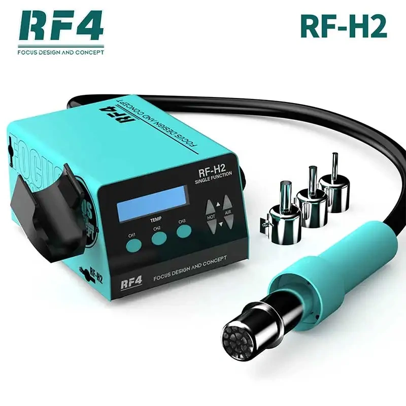 RF4 RF-H2 1000W Fast Desoldering Hot Air Gun Soldering Station Digital Display Intelligent BGA Rework Station PCB Chip Repair