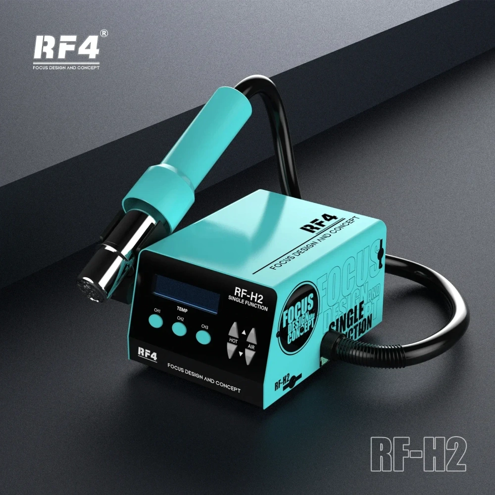 RF4 RF-H2 1000W Fast Desoldering Hot Air Gun Soldering Station Digital Display Intelligent BGA Rework Station PCB Chip Repair