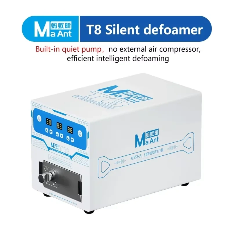Defoaming Machine Pump MaAnt T8 Silent Defoamer Built-in Quiet Pump All-in-one Straight/Curved ...