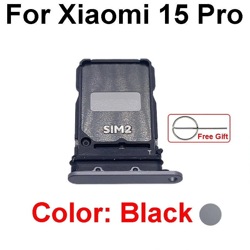 Sim Card Tray Socket Holder For Xiaomi 15 15 Pro 15 Ultra Sim Reader Card Slot Adapter Flex Cable