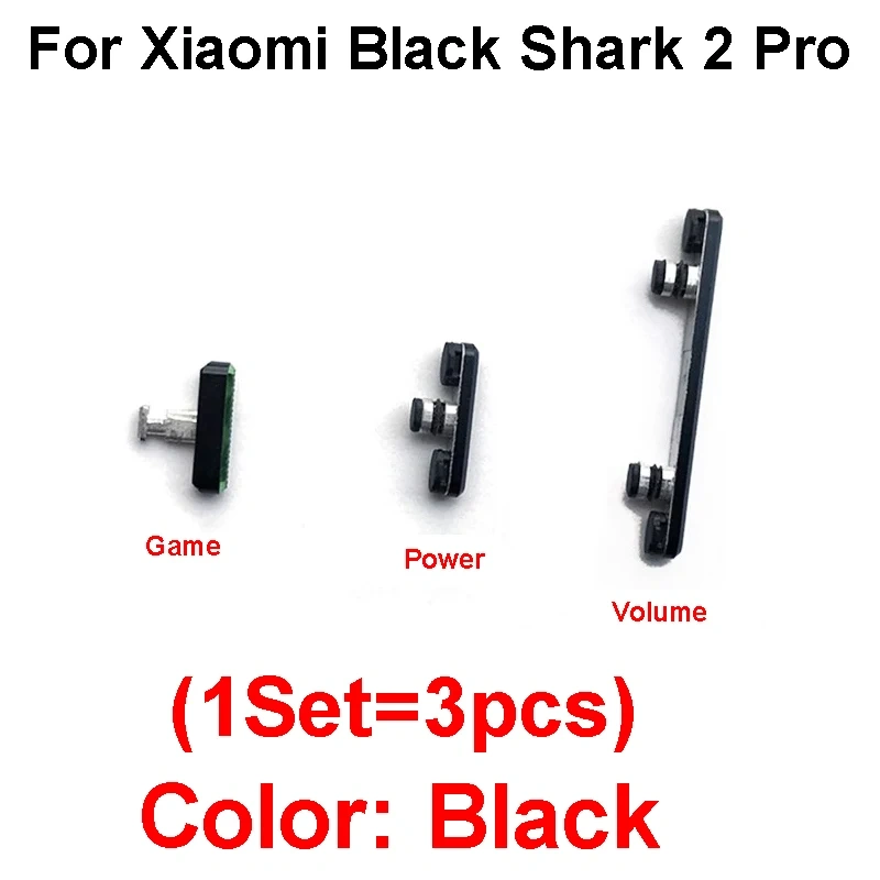For Xiaomi Black Shark BlackShark 1 2 3 4 5 Pro 3S 4S Power Volume Game Side Button Side Keys Replacement Parts