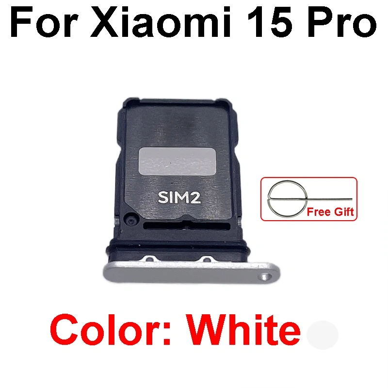 Sim Card Tray Socket Holder For Xiaomi 15 15 Pro 15 Ultra Sim Reader Card Slot Adapter Flex Cable
