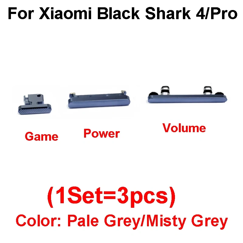 For Xiaomi Black Shark BlackShark 1 2 3 4 5 Pro 3S 4S Power Volume Game Side Button Side Keys Replacement Parts