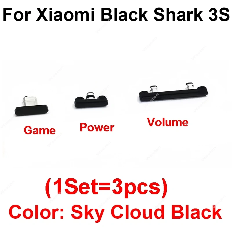 For Xiaomi Black Shark BlackShark 1 2 3 4 5 Pro 3S 4S Power Volume Game Side Button Side Keys Replacement Parts