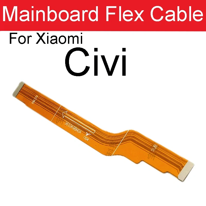 Mainboard Power Volume Flashlight Sim Card Cable For Xiaomi Mi Civi  Motherboard Sim Card Power Flash Flex Ribbon Spare Parts