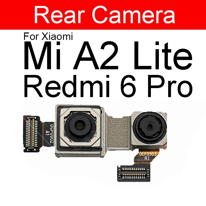 For Xiaomi Mi A1 A2 Lite A3 5X 6X Back Main Camera For Redmi6Pro CC9e Flex Cable Phone Small Front And Rear Camera Repair Parts