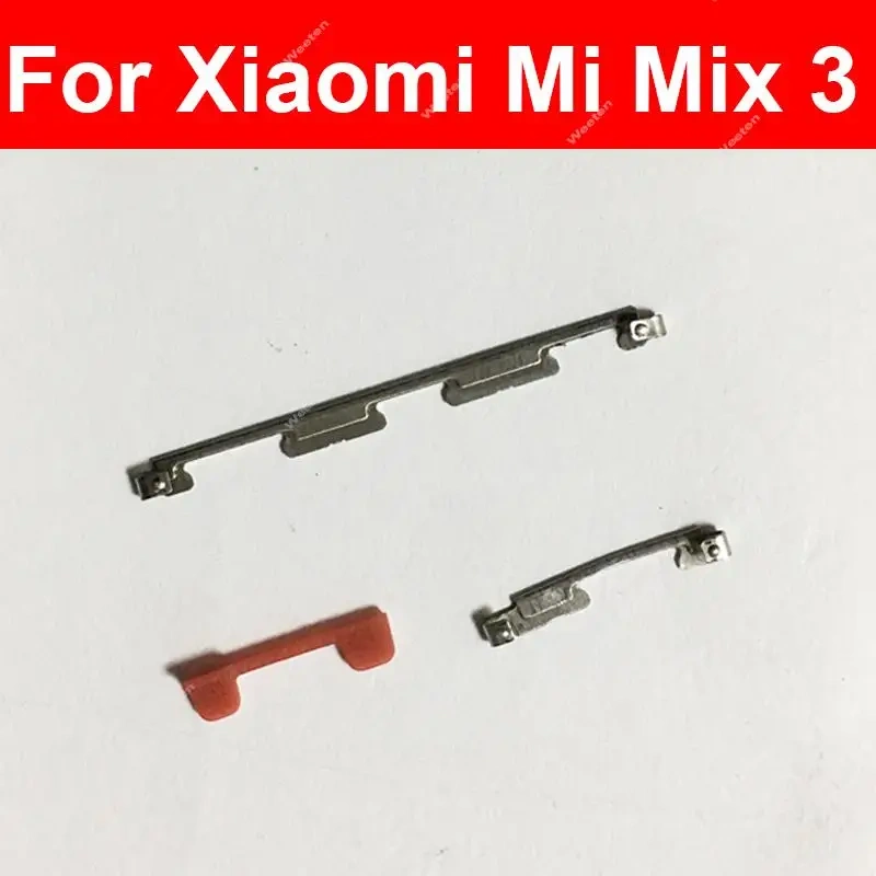 Power Volume Buckle Button Bracket For Xiaomi Mi Mix 2 Mix 2S Mix 3 Power Volume External Clip Side Key Bolt Bracket Parts