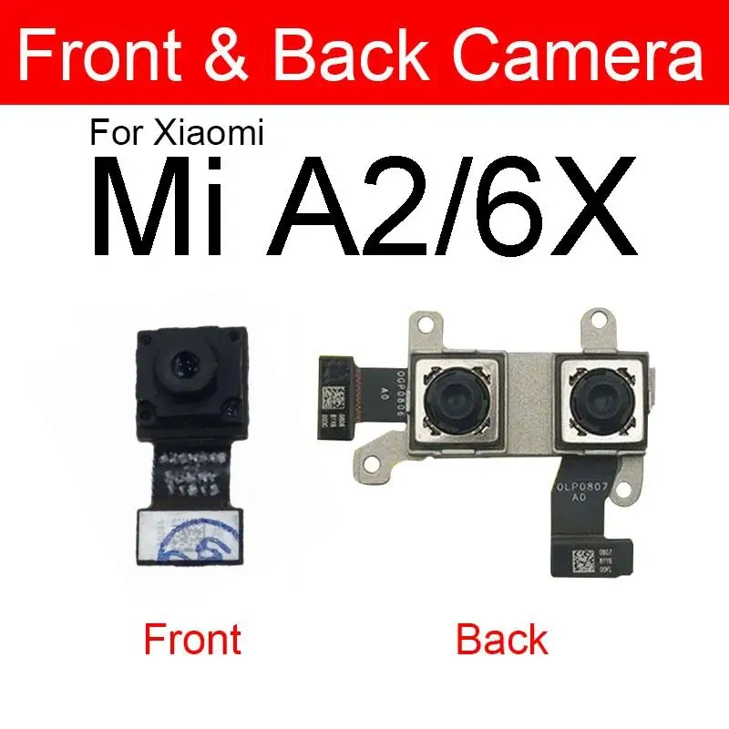 For Xiaomi Mi A1 A2 Lite A3 5X 6X Back Main Camera For Redmi6Pro CC9e Flex Cable Phone Small Front And Rear Camera Repair Parts