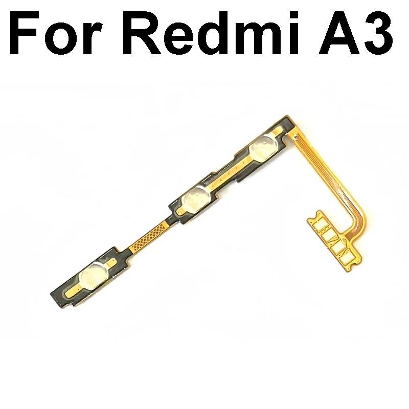 For Xiaomi Redmi A1 A1+ Plus A2+ A3x A3 Pro A4 A5 4G 5G  Power Volume Side Button Flex Cable Ribbon