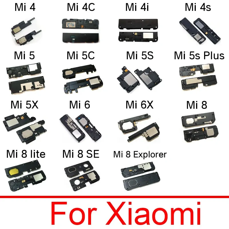 Loud Speaker For Xiaomi Mi 4 4c 4i 4S 5 5s Plus 5X 6 6X 8 SE Lite Explorer Edition Loudspeaker Buzzer Ringer Replacement Parts