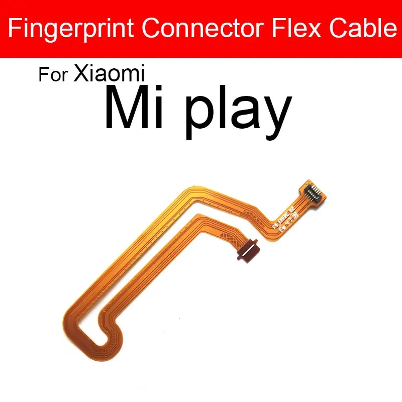 Home Return Button Fingerprint Sensor Touch Flex Cable Ribbon For Xiaomi Mi Play Replacement Parts