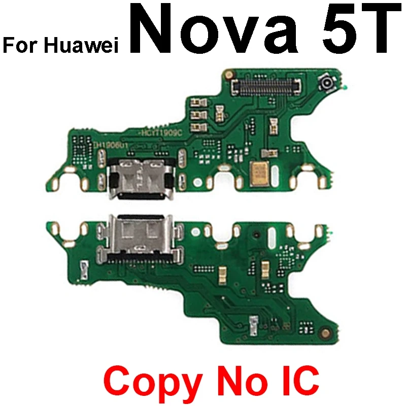 For Huawei Nova Lite 2 Plus 2 3 4 2S 2i 3i 3e 4e 5Z 5T 5 5i Pro USB Charger Port Board Charging Board with Mic Connector Parts