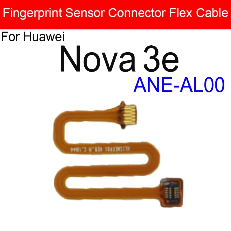 Home Button Flex Cable For Huawei Nova 3i 3e Nova3 PAR-AL00 PAR-LX1 PAR-LX1M PAR-LX9 PAR-TL20 Return Recognition Sensor Flex