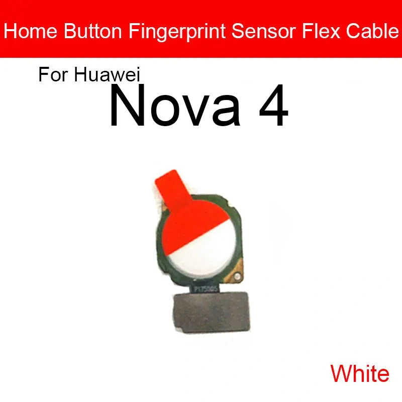 Home Button Flex Ribbon Cable Assembly For Huawei Nova 4 Nova4 Home Return Key Button Flex Ribbon Cable Replacement Parts
