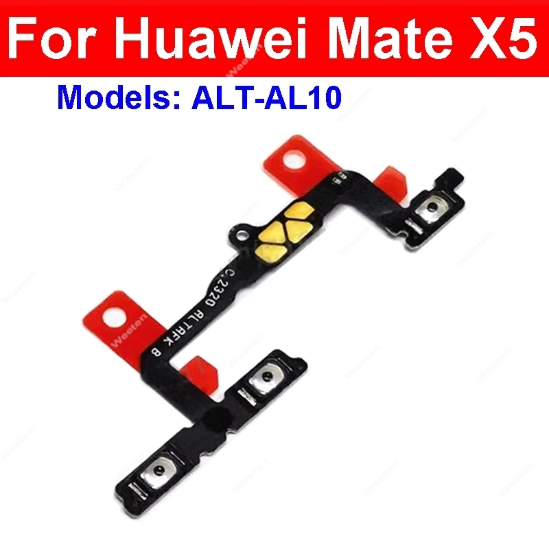 Power Volume Side Button Flex Cable For Huawei Mate X2 5G Mate X3 Mate X5 Power Volume Switch Keys Flex Ribbon Replacement Parts