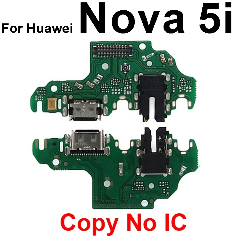 For Huawei Nova Lite 2 Plus 2 3 4 2S 2i 3i 3e 4e 5Z 5T 5 5i Pro USB Charger Port Board Charging Board with Mic Connector Parts