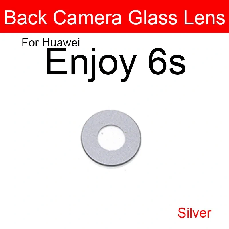 Rear Back Camera Glass Lens For Huawei Enjoy 5 5S 6 6S 7 7S 8 8E 9 9E 9S Plus Lite Camera Glass Lens Glass + Sticker Repair