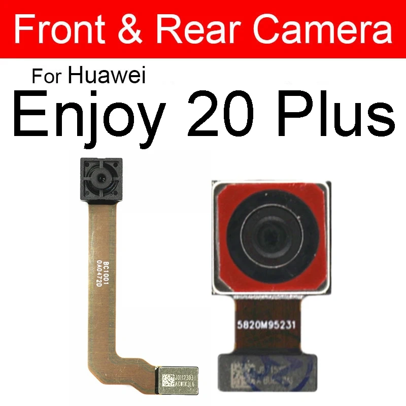 Front Rear Camera For Huawei Enjoy Z 20 20Pro 20SE 20Plus Back Main Front Small Facing Camera Module Flex Cable Repair Parts
