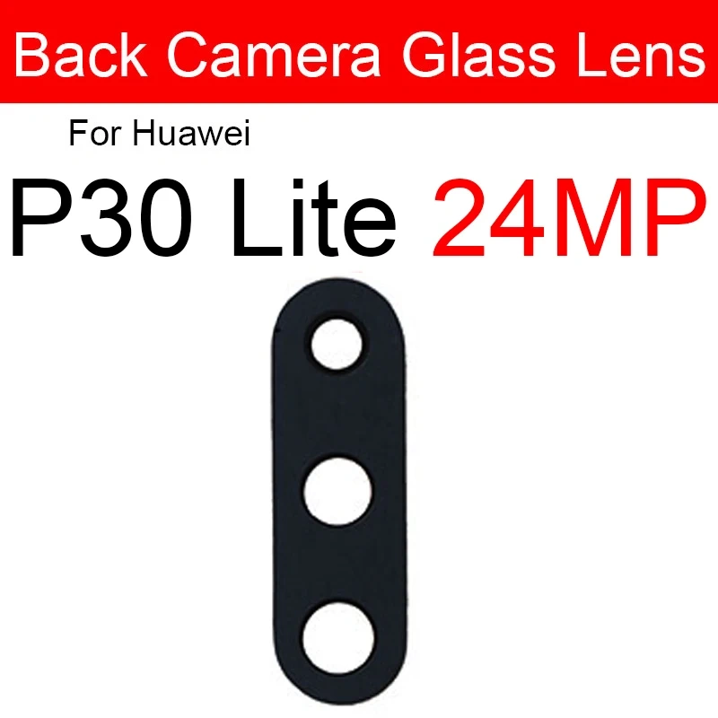 Back Glass Lens For Huawei P20 P30 P40 Lite 5G P20 30 40 Pro Plus P40lite E Glass Lens Rear Camera Lens Glass Sticker Reapir