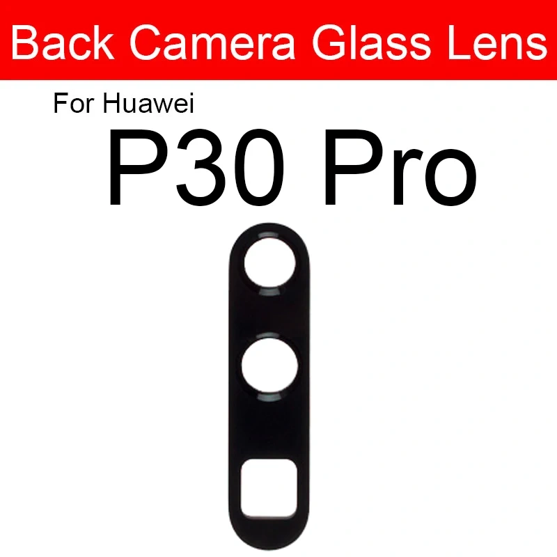 Back Glass Lens For Huawei P20 P30 P40 Lite 5G P20 30 40 Pro Plus P40lite E Glass Lens Rear Camera Lens Glass Sticker Reapir