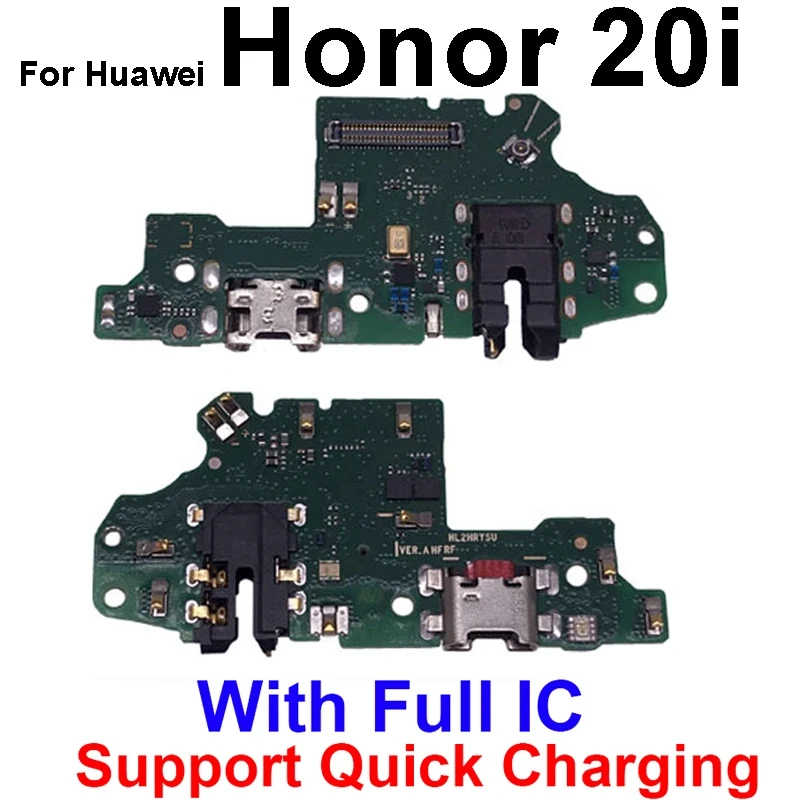 Charger USB Jack Board For Huawei Honor 10 20 30 Lite Pro Plus 20E 20S 30S 30i USB Charging Port Usb Port Board Parts