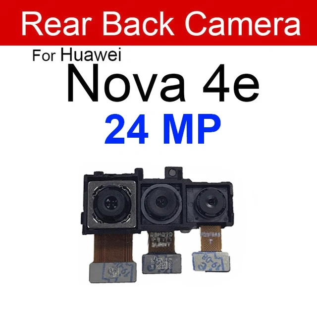 Rear Main Front Camera Flex Cable For Huawei Nova 3 3e 3i 4 4e Back Big Camera Facing Small Camera Flex Ribbon Cable Repair Part