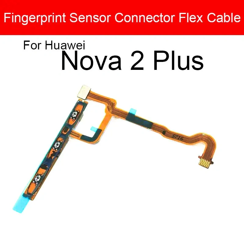 Home Sensor Flex Cable For Huawei Nova 2 2s 2i 3 3e 3i 4 4e 5i 5 PLUS Pro Lite Menu Key Fingerprint Sensor Flex Cable Repair
