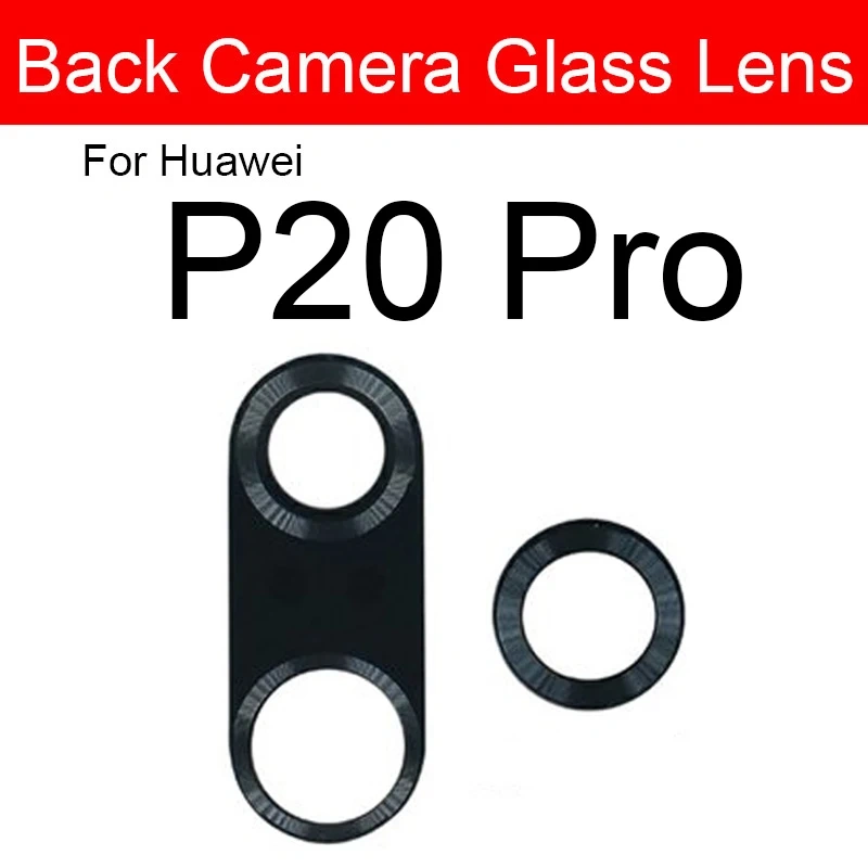 Back Glass Lens For Huawei P20 P30 P40 Lite 5G P20 30 40 Pro Plus P40lite E Glass Lens Rear Camera Lens Glass Sticker Reapir
