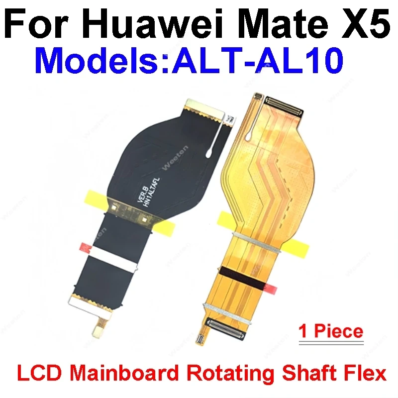 For Huawei Mate Xs TAH-N29m Mate Xs 2 Mate X3 Mate X5 LCD Mainboard Rotating Shaft Spin Axis Flex Cable Replacement Parts