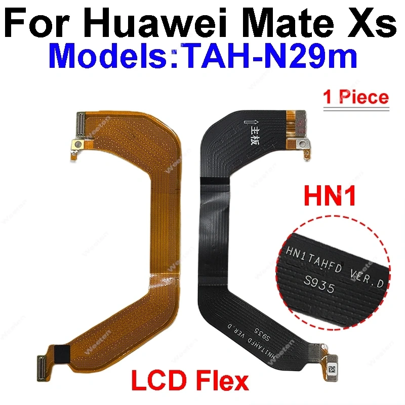 For Huawei Mate Xs TAH-N29m Mate Xs 2 Mate X3 Mate X5 LCD Mainboard Rotating Shaft Spin Axis Flex Cable Replacement Parts