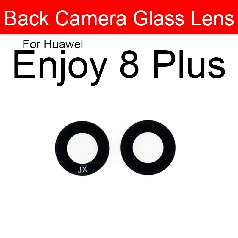 Rear Back Camera Glass Lens For Huawei Enjoy 5 5S 6 6S 7 7S 8 8E 9 9E 9S Plus Lite Camera Glass Lens Glass + Sticker Repair