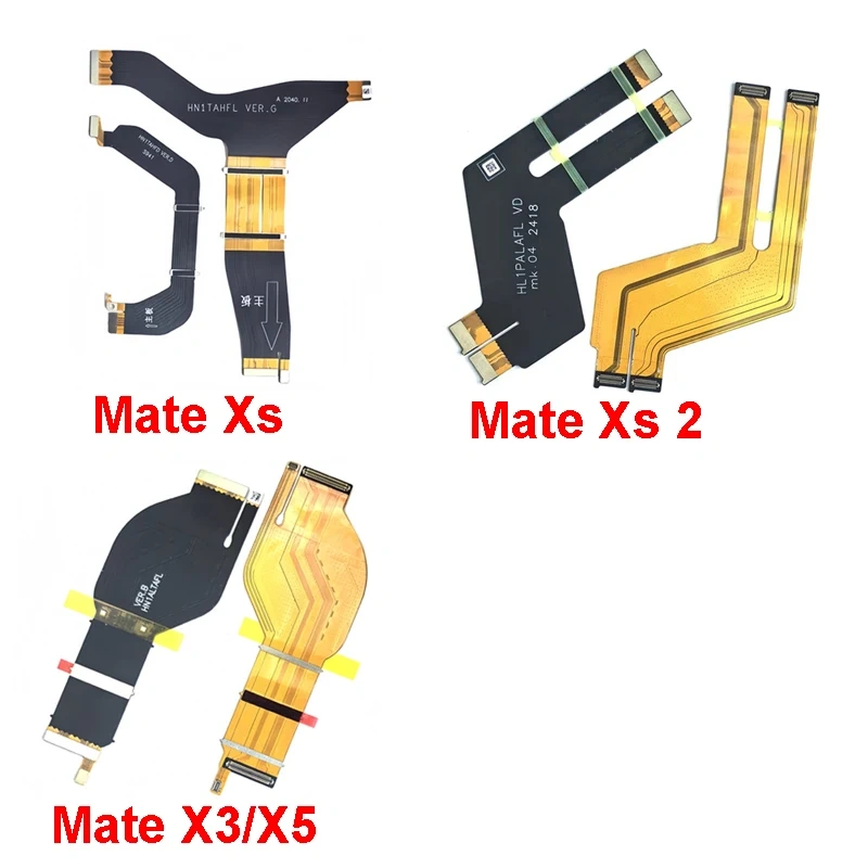 For Huawei Mate Xs TAH-N29m Mate Xs 2 Mate X3 Mate X5 LCD Mainboard Rotating Shaft Spin Axis Flex Cable Replacement Parts