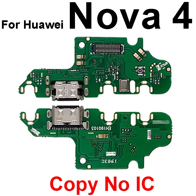 For Huawei Nova Lite 2 Plus 2 3 4 2S 2i 3i 3e 4e 5Z 5T 5 5i Pro USB Charger Port Board Charging Board with Mic Connector Parts