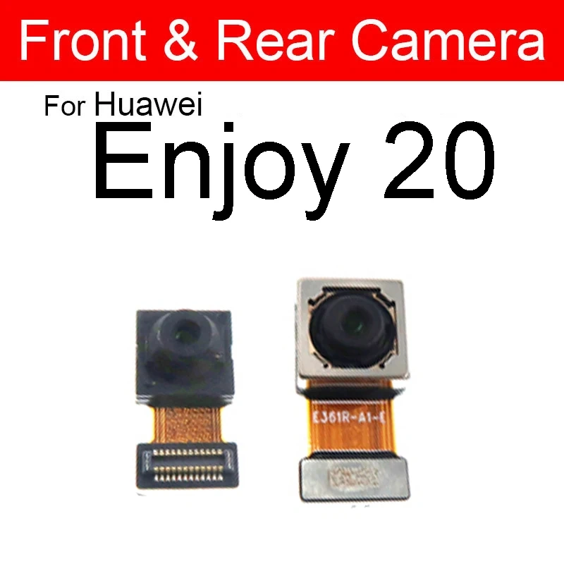 Front Rear Camera For Huawei Enjoy Z 20 20Pro 20SE 20Plus Back Main Front Small Facing Camera Module Flex Cable Repair Parts