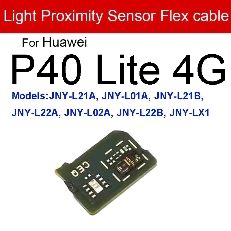 Camera Light Proximity Sensor Flex Cable For Huawei P40 Pro Plus Lite E 5G Light Proximity Sensor Ambient Ribbon Repair Parts