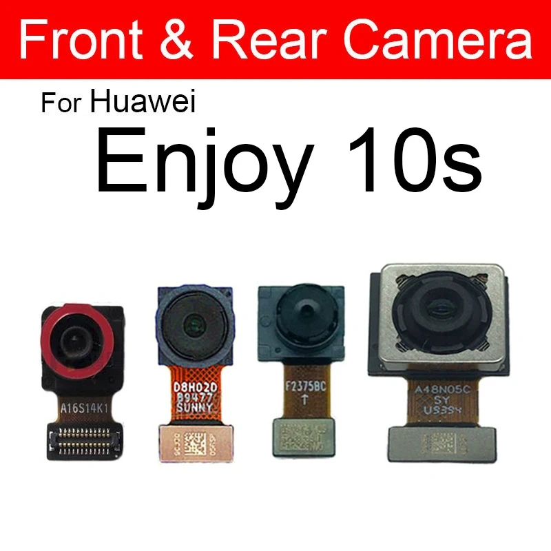 Front Rear Camera Flex Cable For Huawei Enjoy 10 10Plus 10E 10S Back Big Front Facing Camera Flex Ribbon Replacement Parts