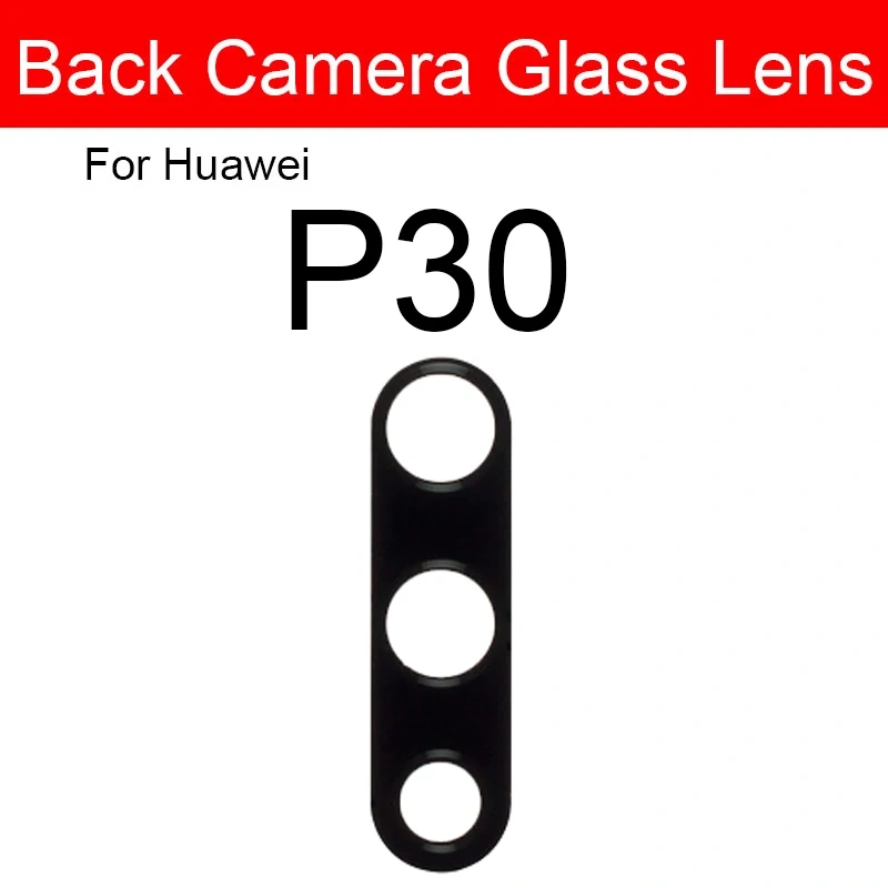 Back Glass Lens For Huawei P20 P30 P40 Lite 5G P20 30 40 Pro Plus P40lite E Glass Lens Rear Camera Lens Glass Sticker Reapir