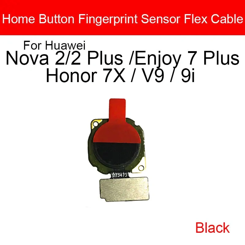 Home Button Flex Ribbon Cable For Huawei Nova 2 Nova2 Plus Honor 7X V9 9i Enjoy 7 Plus Home Side Key Flex Cable Repair Parts