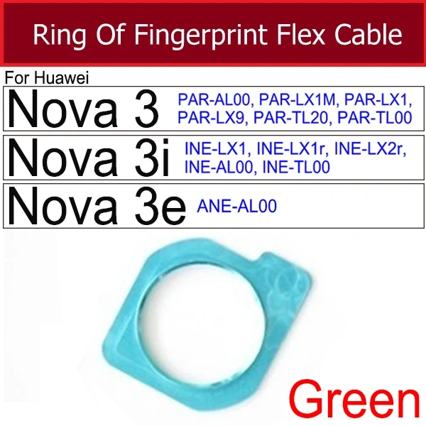 Home Button Flex Cable For Huawei Nova 3i 3e Nova3 PAR-AL00 PAR-LX1 PAR-LX1M PAR-LX9 PAR-TL20 Return Recognition Sensor Flex