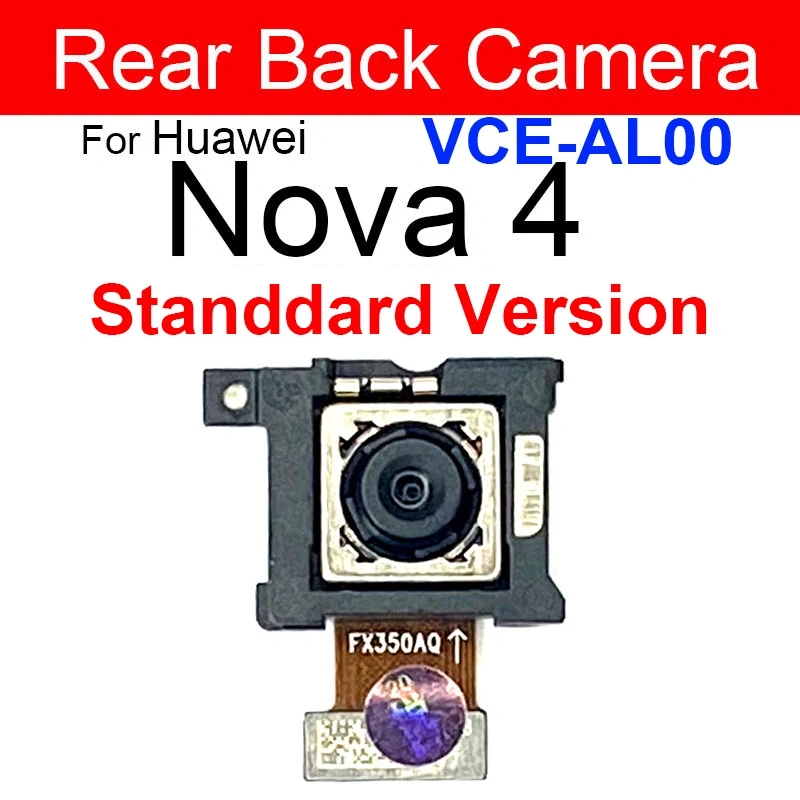 Rear Main Front Camera Flex Cable For Huawei Nova 3 3e 3i 4 4e Back Big Camera Facing Small Camera Flex Ribbon Cable Repair Part