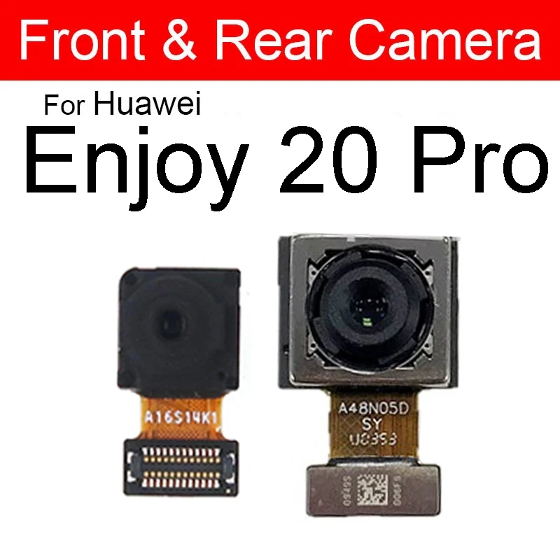 Front Rear Camera For Huawei Enjoy Z 20 20Pro 20SE 20Plus Back Main Front Small Facing Camera Module Flex Cable Repair Parts