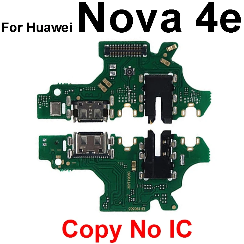 For Huawei Nova Lite 2 Plus 2 3 4 2S 2i 3i 3e 4e 5Z 5T 5 5i Pro USB Charger Port Board Charging Board with Mic Connector Parts