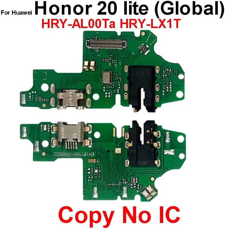 Charger USB Jack Board For Huawei Honor 10 20 30 Lite Pro Plus 20E 20S 30S 30i USB Charging Port Usb Port Board Parts