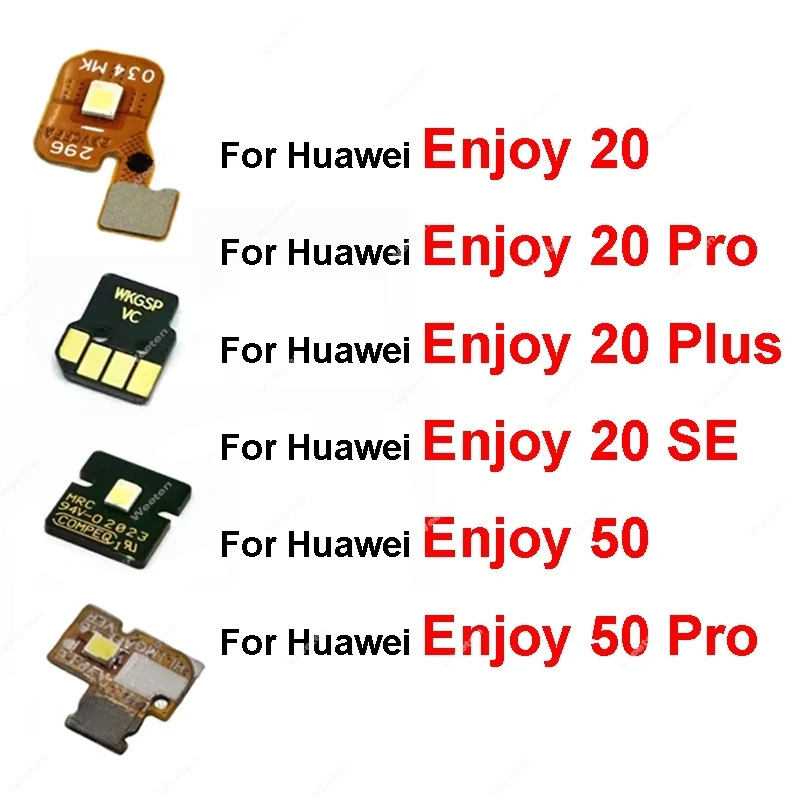 Flashlight Sensor Flex Ribbon Board For Huawei Enjoy 20 50 Pro Plus SE Light Proximity Distance Sensor Board Repair Parts