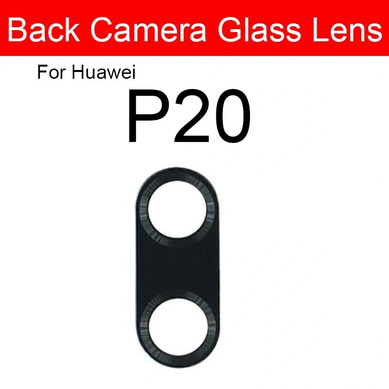 Back Glass Lens For Huawei P20 P30 P40 Lite 5G P20 30 40 Pro Plus P40lite E Glass Lens Rear Camera Lens Glass Sticker Reapir