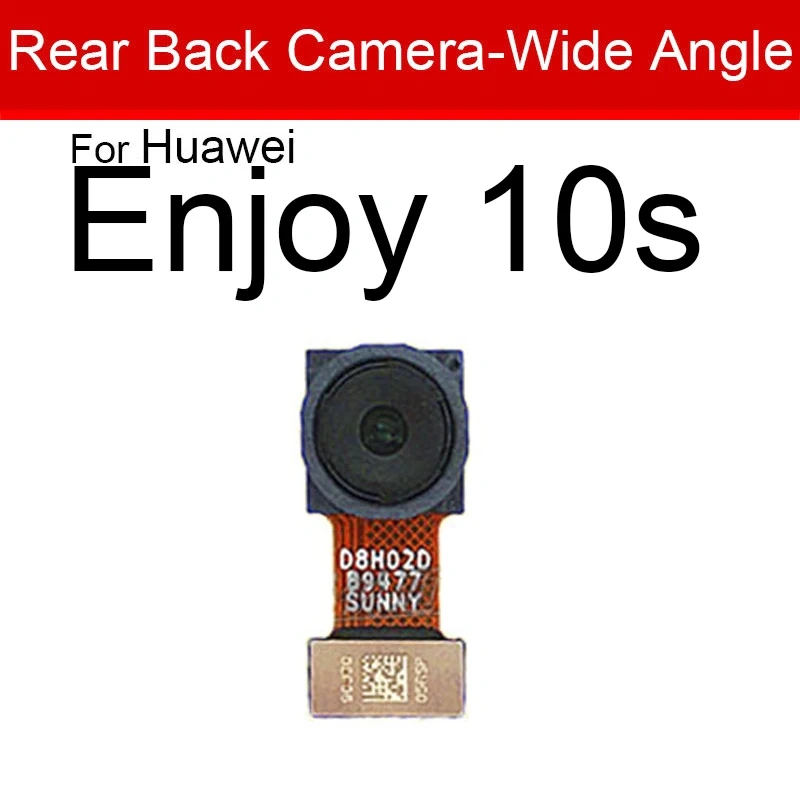 Front Rear Camera Flex Cable For Huawei Enjoy 10 10Plus 10E 10S Back Big Front Facing Camera Flex Ribbon Replacement Parts