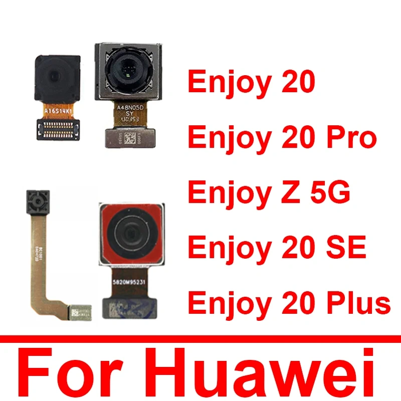 Front Rear Camera For Huawei Enjoy Z 20 20Pro 20SE 20Plus Back Main Front Small Facing Camera Module Flex Cable Repair Parts
