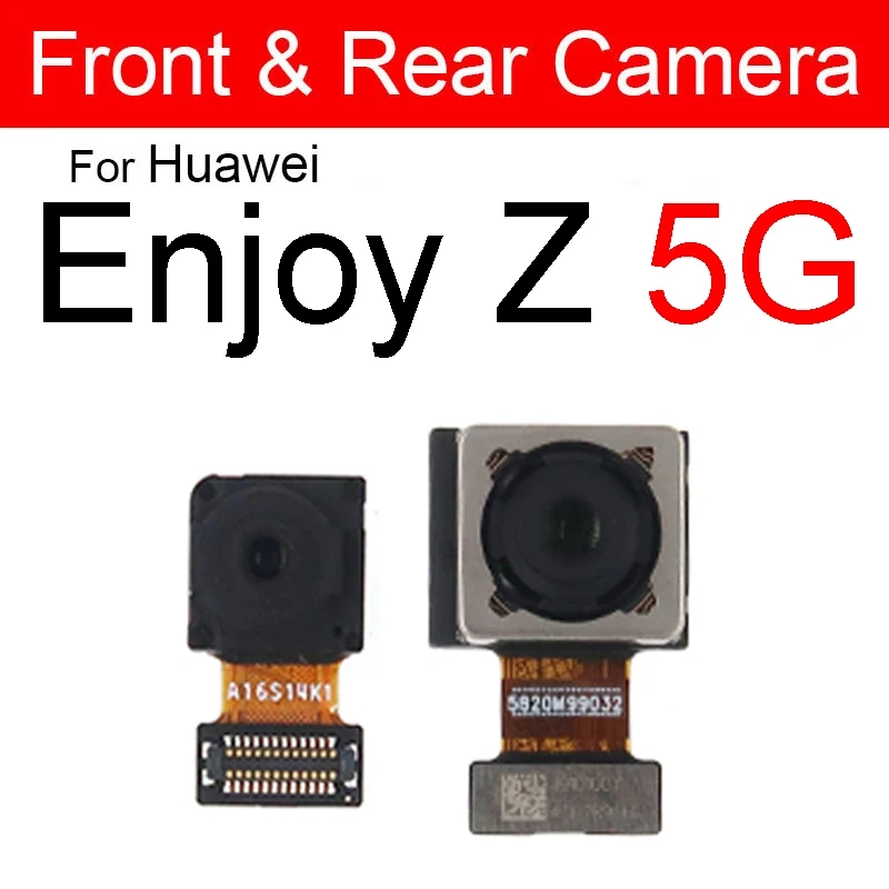Front Rear Camera For Huawei Enjoy Z 20 20Pro 20SE 20Plus Back Main Front Small Facing Camera Module Flex Cable Repair Parts