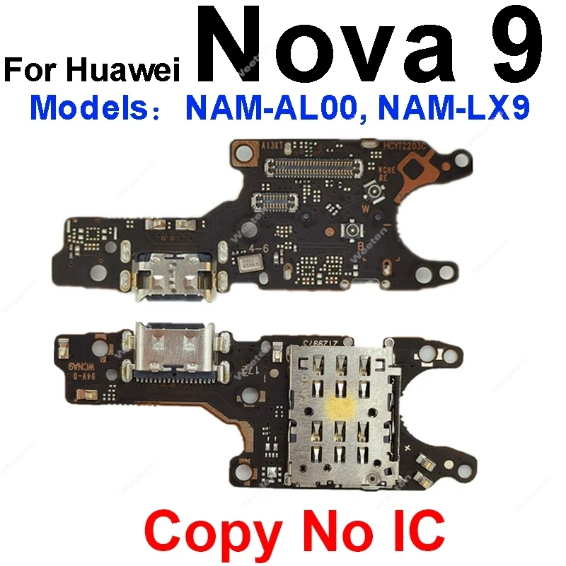 USB Charger Dock Board For Huawei Nova 9 10 10Z Pro SE Y61 Y70 Y71 Y90 Plus Usb Charging Port Board Connector Flex Cable Parts